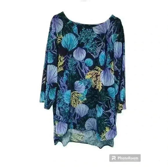 Jason Wu sea creatures lined tunic top dress - Picture 1 of 9